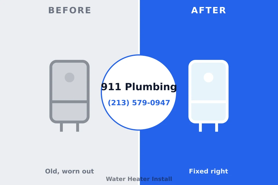 Before and after: plumbing repair Thunder Mountain, NM